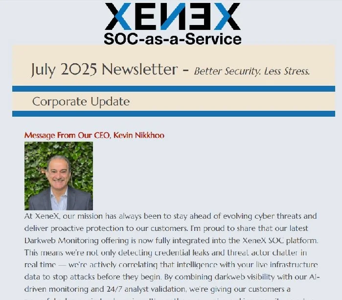 July 2025 Newsletter