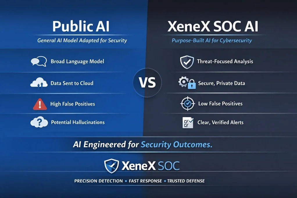 Public AI vs XenexSOC AI